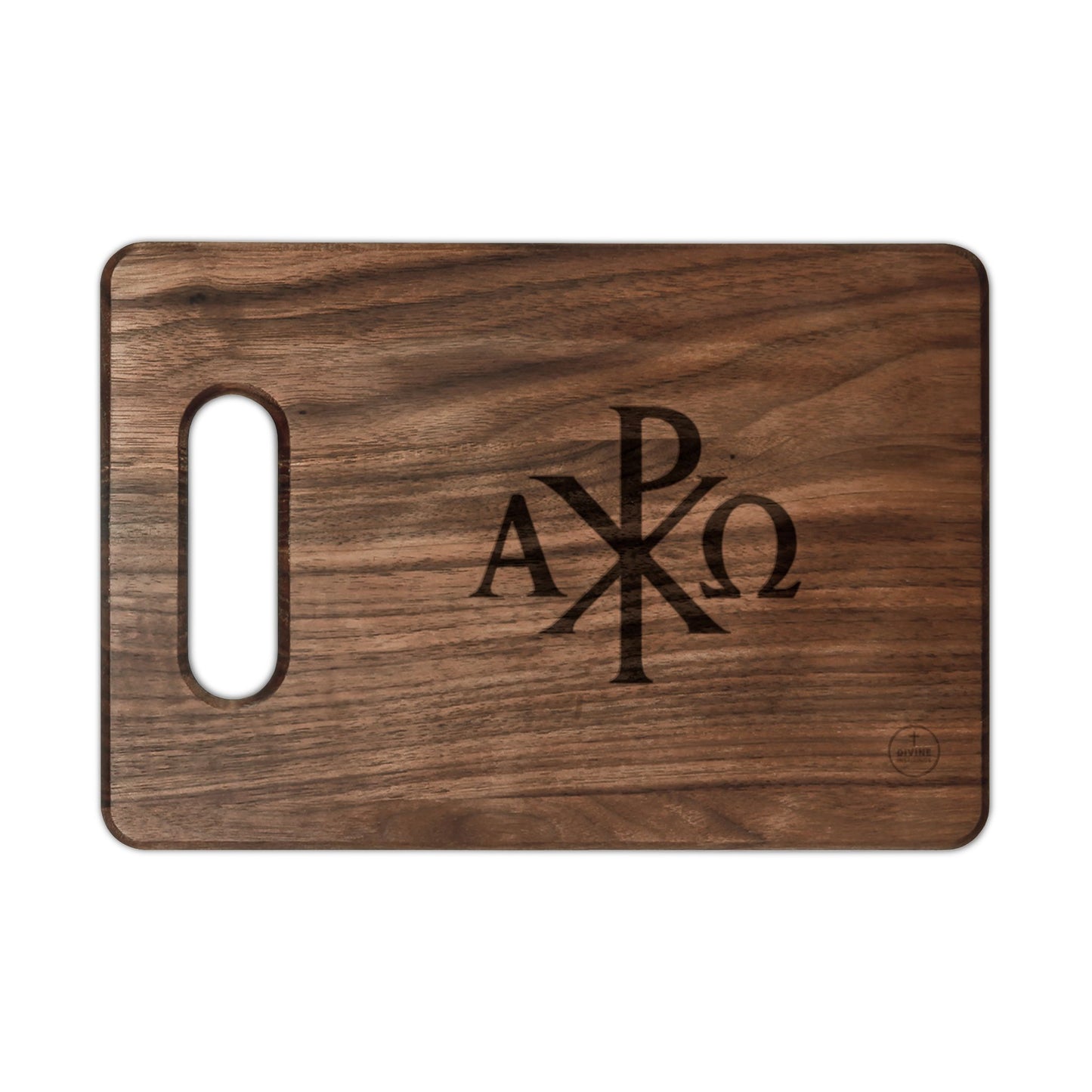 Chi Rho — Alpha & Omega Faith Cutting Board