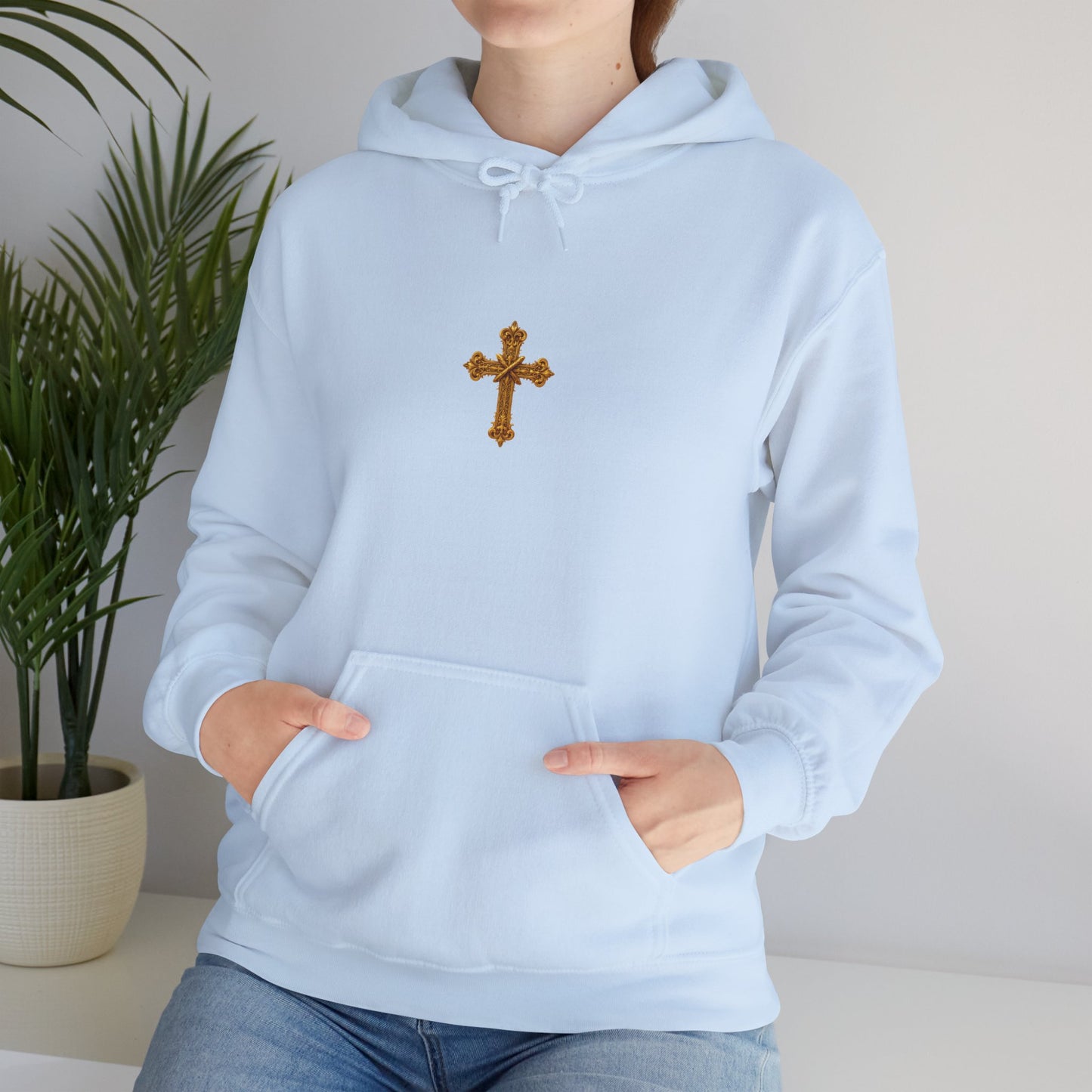 He Is Risen - Women's Christian Hoodie (Dark Lettering)