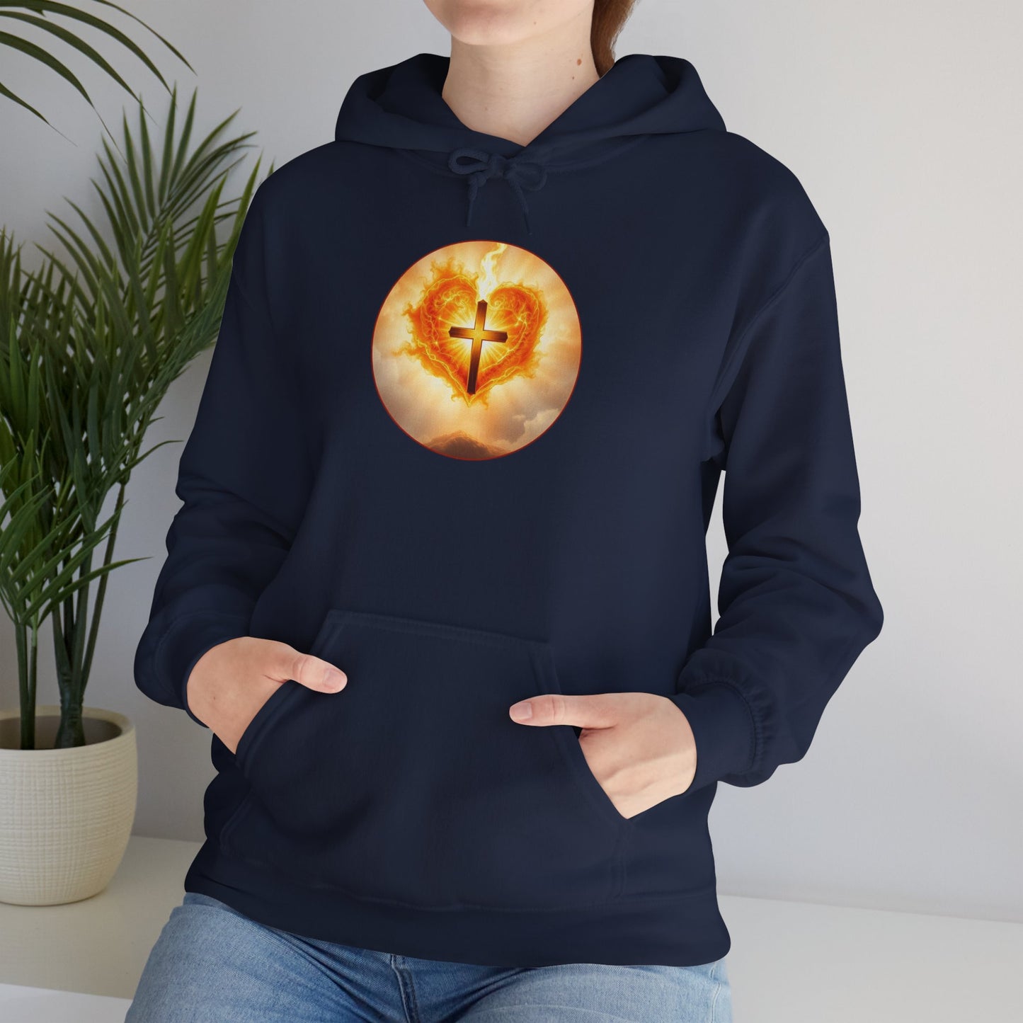 Women’s Sacred Heart Hoodie – Faith-Inspired Spiritual Pullover