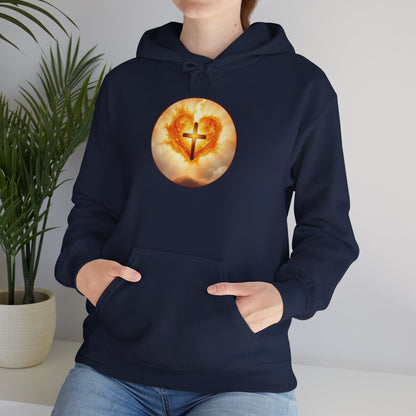 Women’s Sacred Heart Hoodie – Faith-Inspired Spiritual Pullover