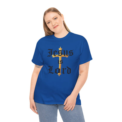 Jesus is Lord with Cross - Women's Christian T-Shirt