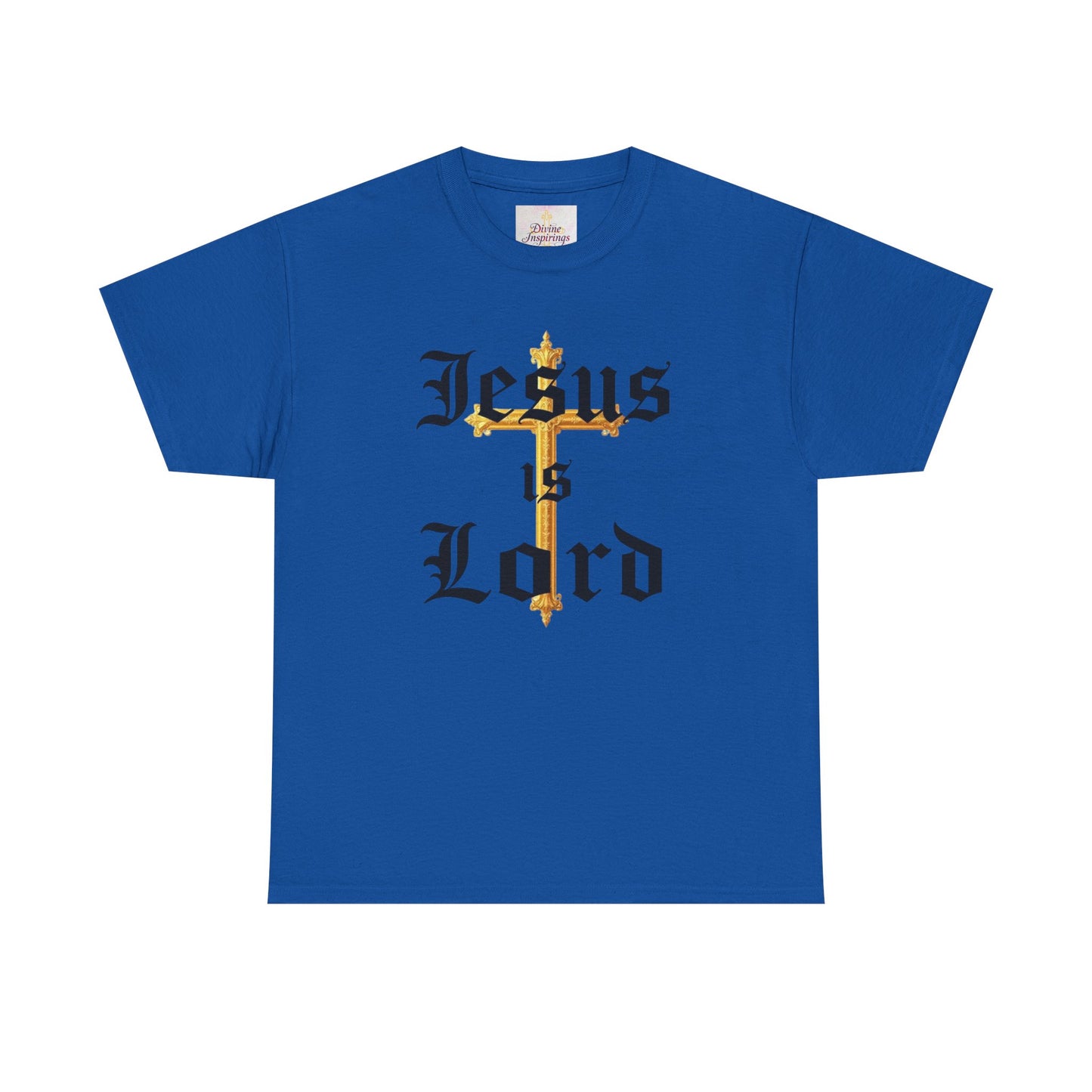 Jesus is Lord with Cross - Women's Christian T-Shirt