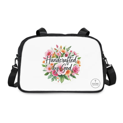 Handcrafted by God Fitness Bag – Faithfully Made
