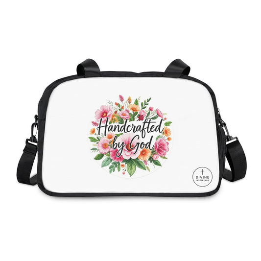 Handcrafted by God Fitness Bag – Faithfully Made