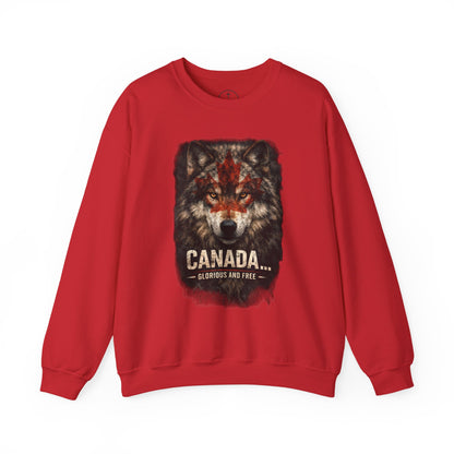 Canada War Paint: Glorious and Free - Men's Sweatshirt