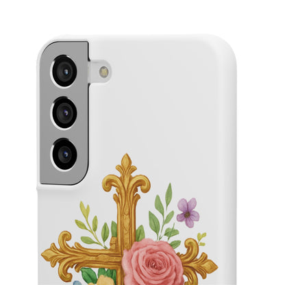 Floral Cross Snap Case for Samsung – Faith in Bloom