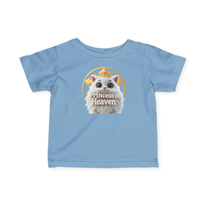 Infant Girls’ “Princess of Heaven” Christian T-Shirt – Baby Faith Tee