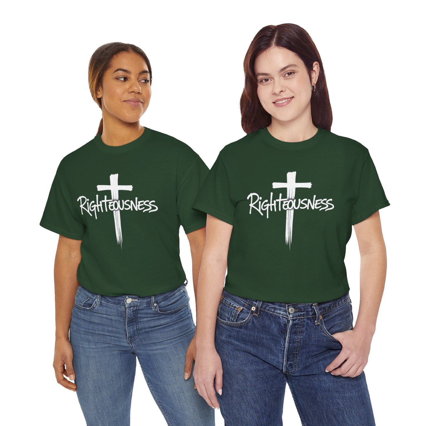 Righteousness - Christian Women's T-Shirt (Dark Colors)