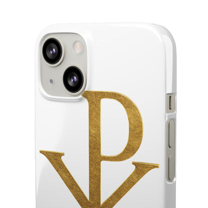 White Chi Rho Snap Case for iPhone – The Way, Truth & Life