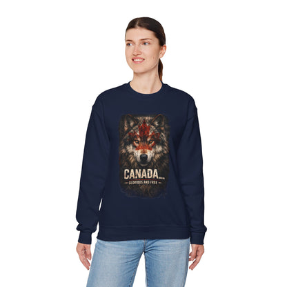 Canada War Paint: Glorious and Free - Women's Sweatshirt