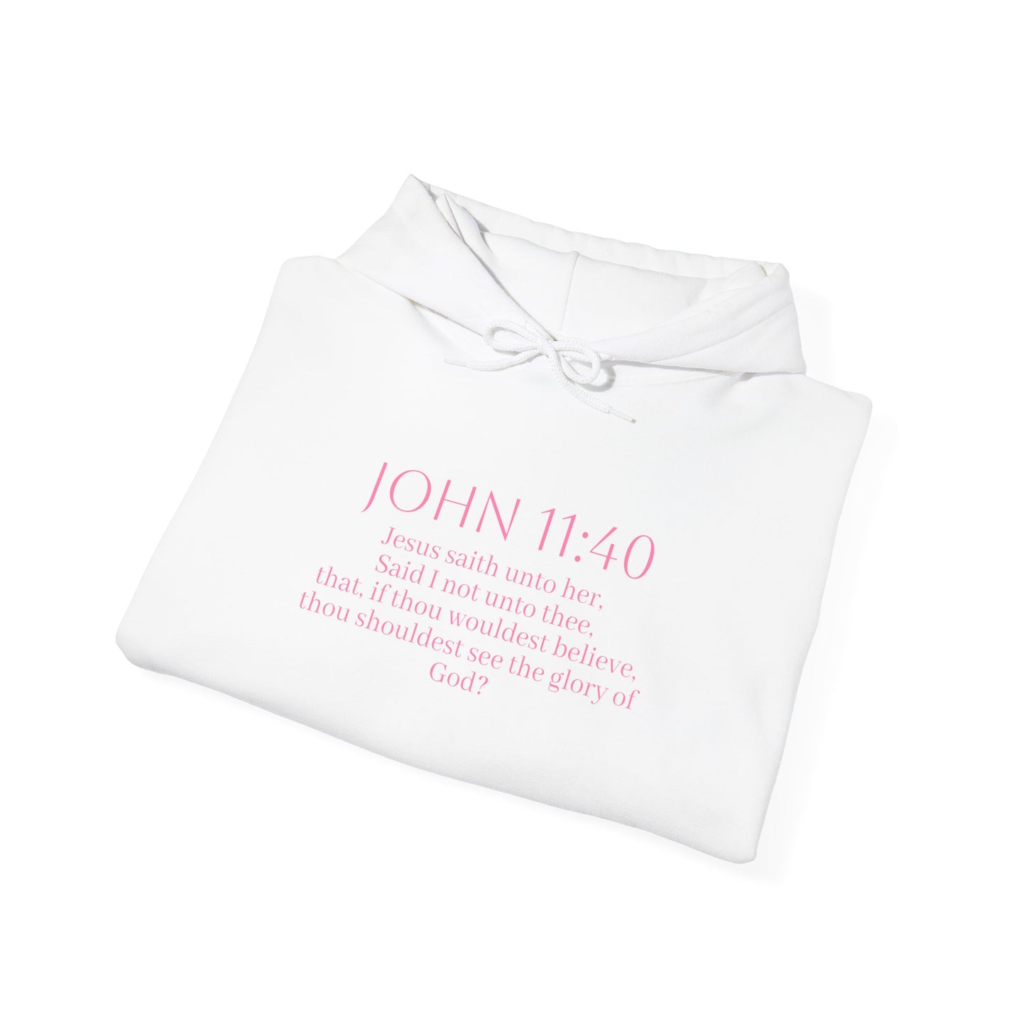 Believe | Women’s Christian Hoodie with John 11:40