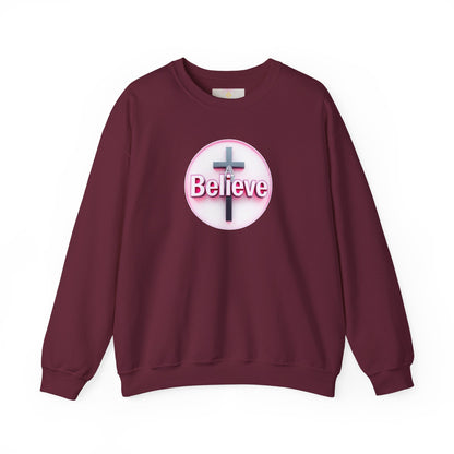 Believe | Women’s Christian Sweatshirt with John 11:40