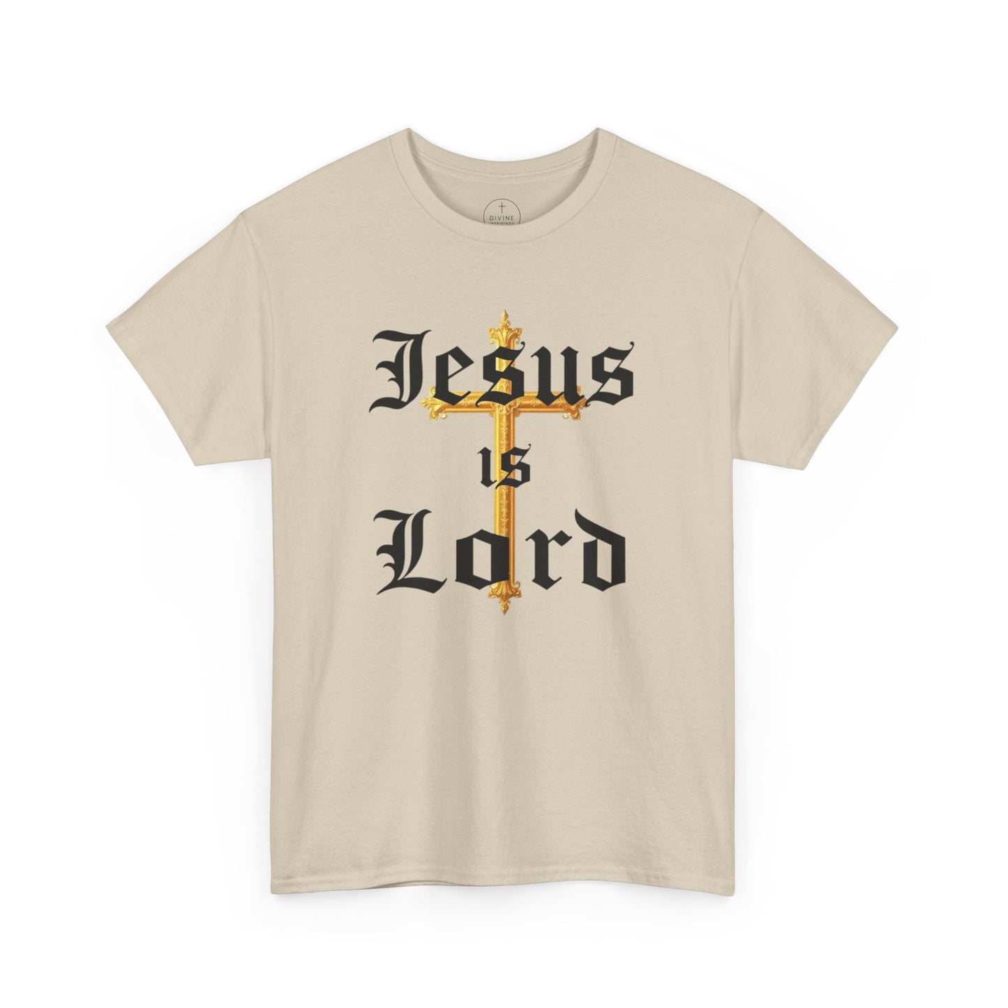 Jesus is Lord with Cross - Men's Christian T-Shirt
