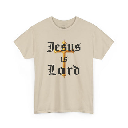 Jesus is Lord with Cross - Men's Christian T-Shirt