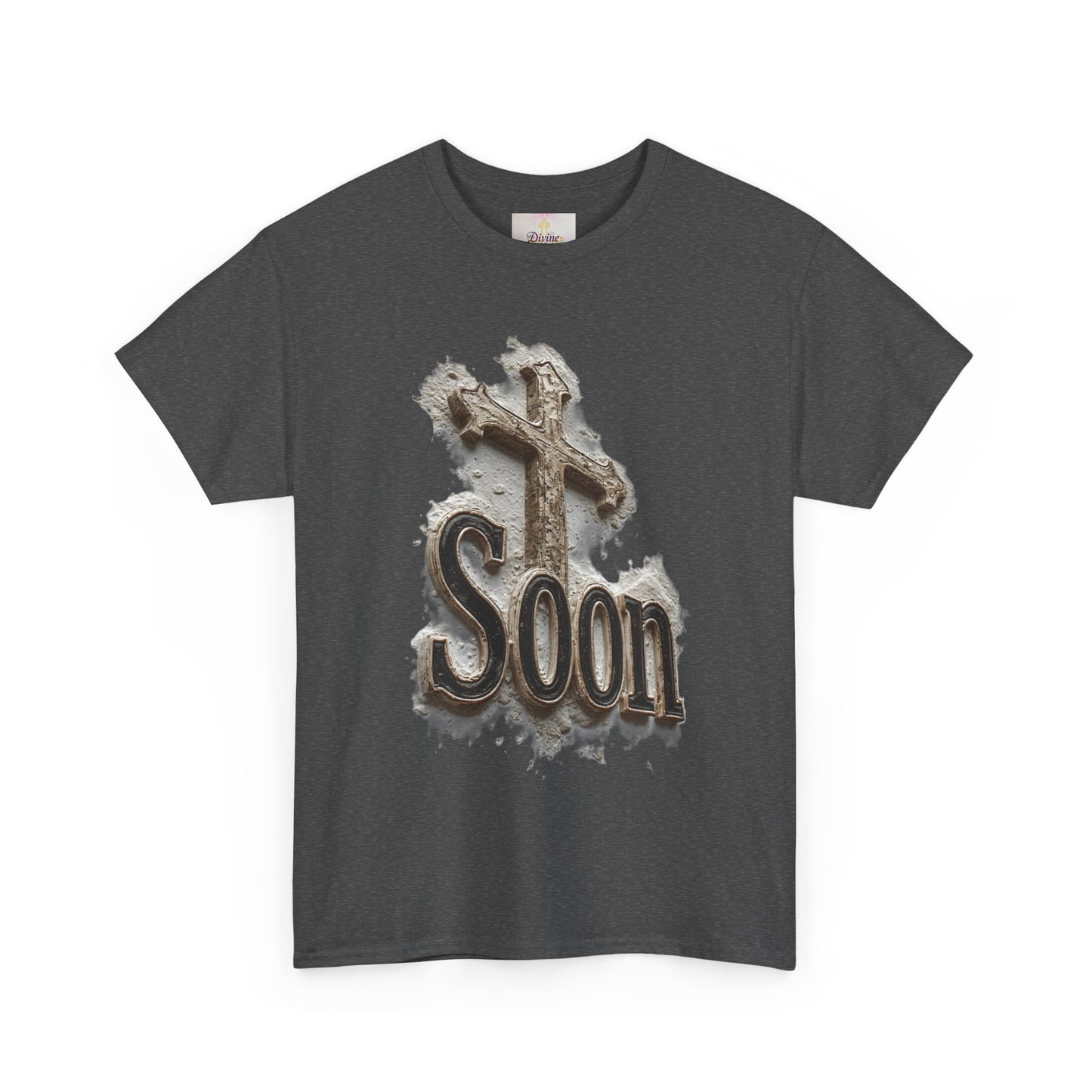 Soon: The Coming King Cross Tee – Men’s Faith Shirt
