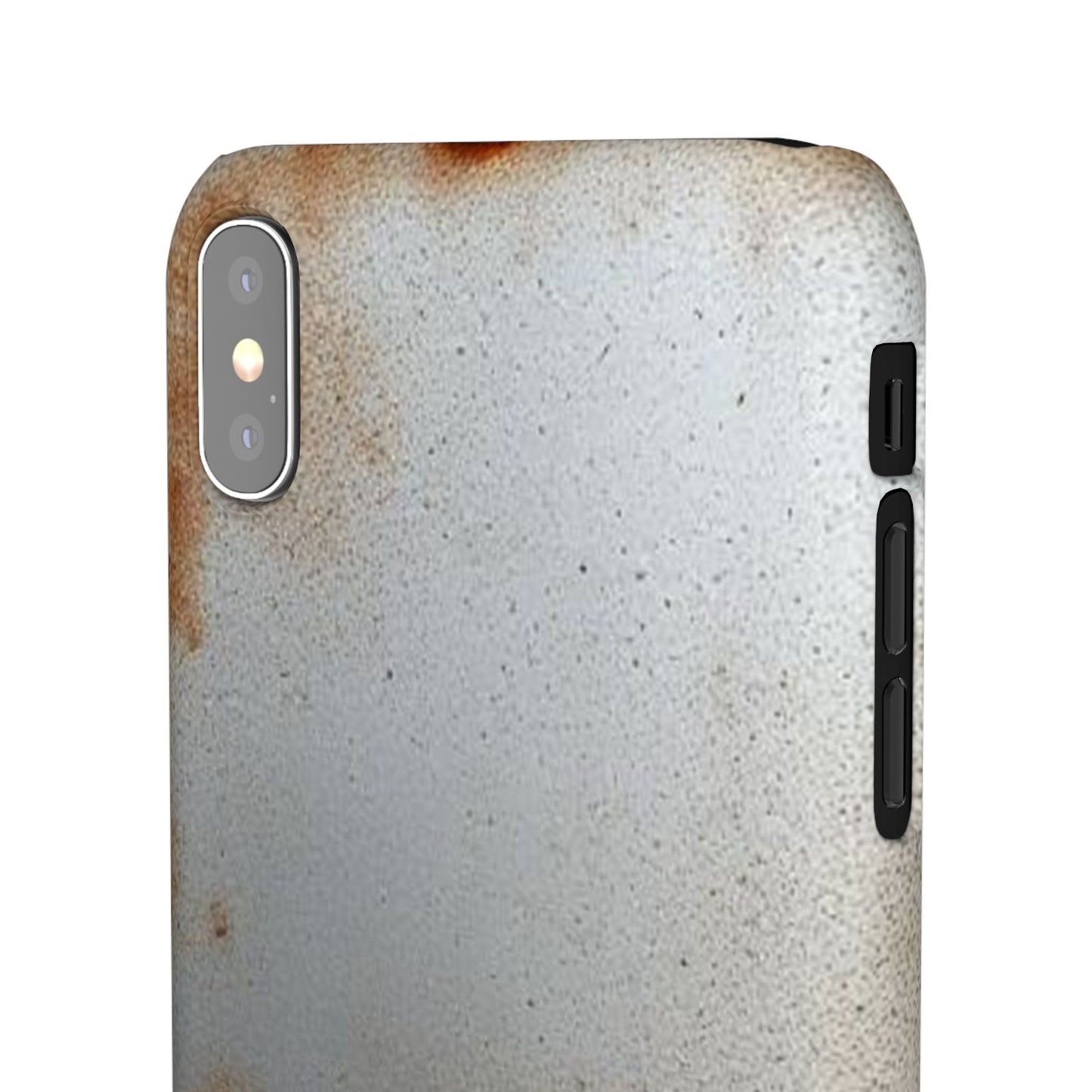 Old Steel Finish iPhone Snap Case