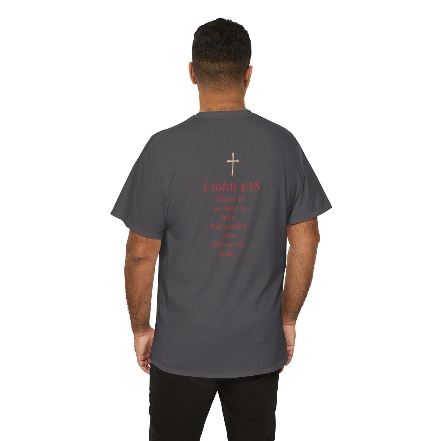 Fearless Love Men’s T-Shirt – Bold Faith in Action