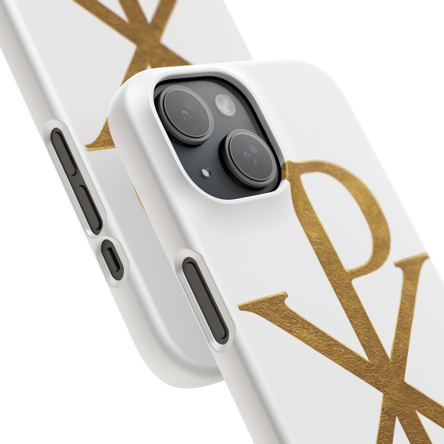 White Chi Rho Snap Case for iPhone – The Way, Truth & Life