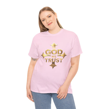 In God We Trust (Gold)- Woman's Christian T-Shirt