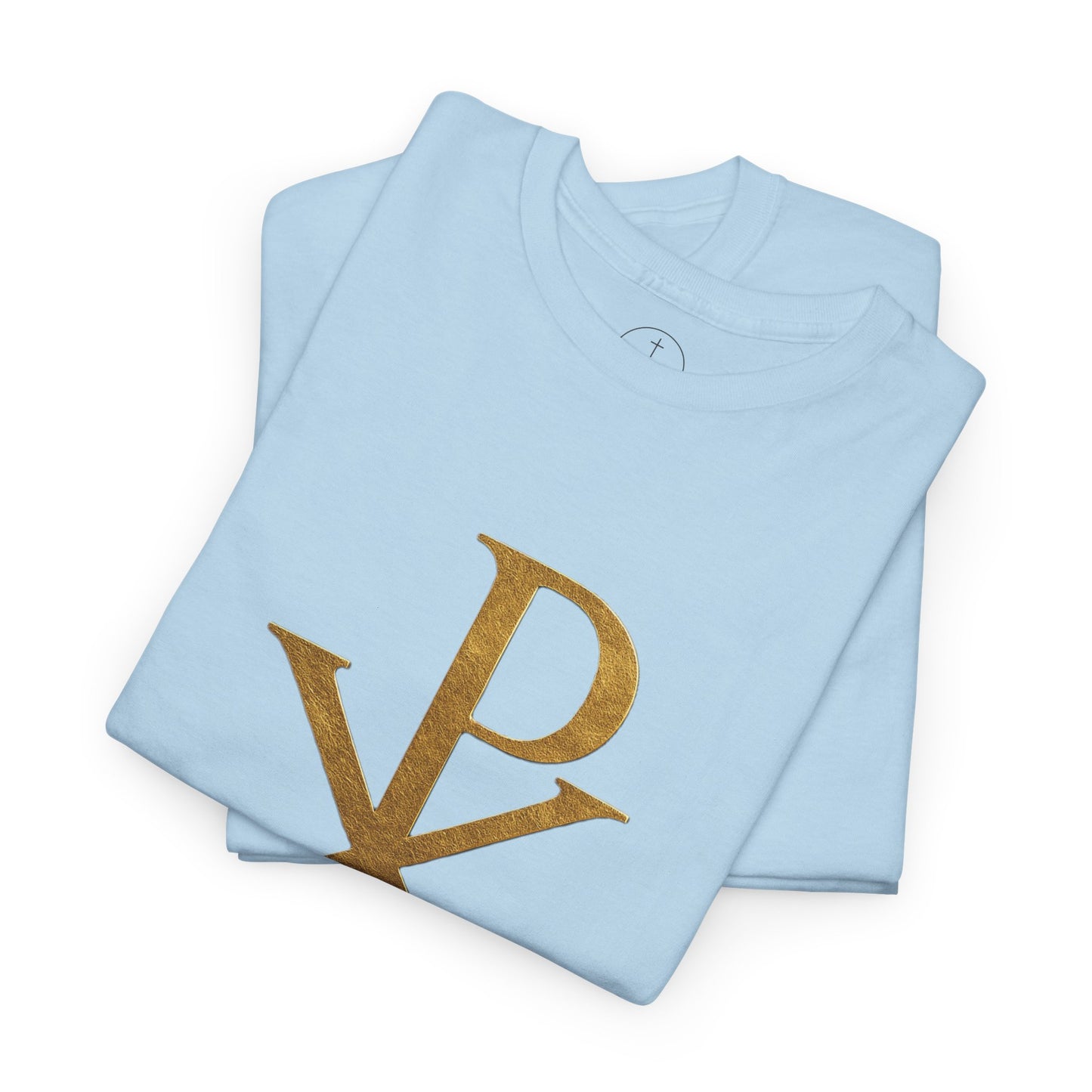 Chi Rho (Gold) - Men's Christian T-Shirt