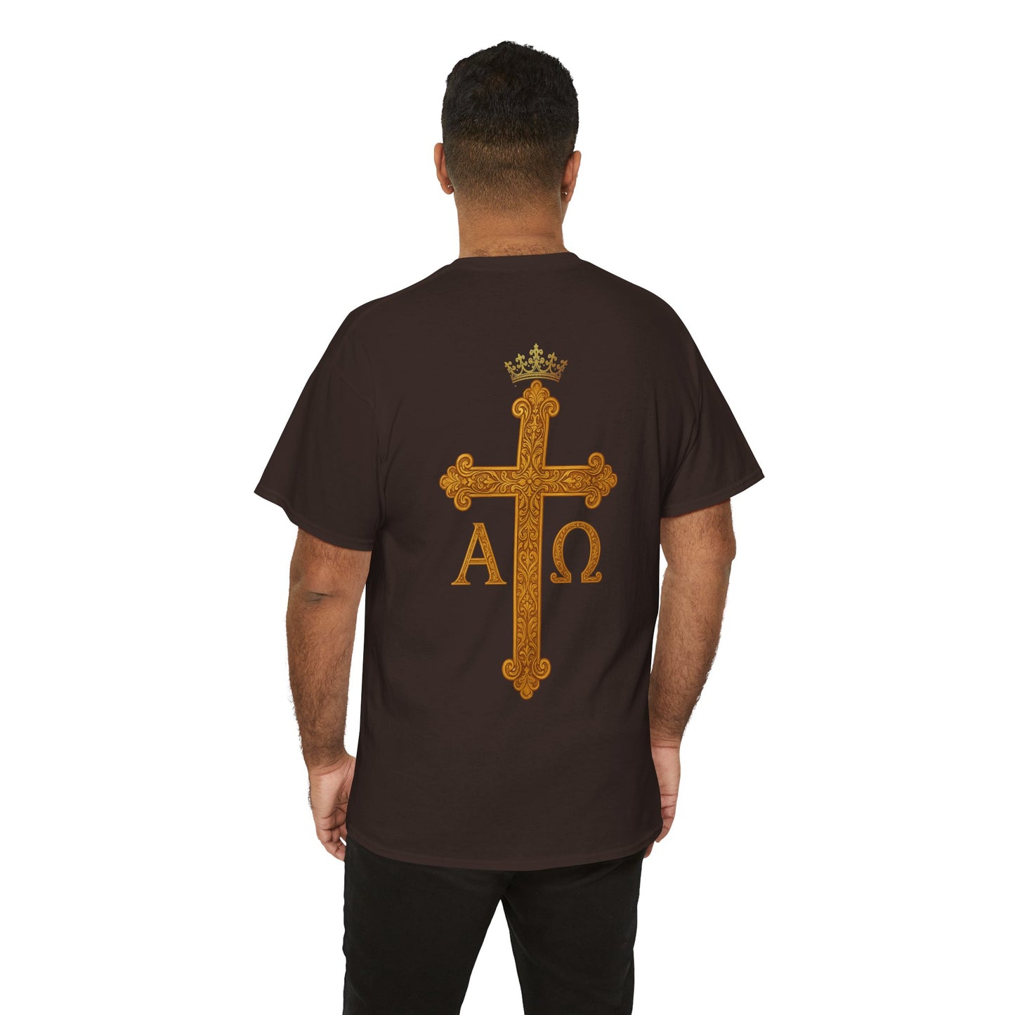 Christ Is King – Lion & Cross Men’s Christian Tee