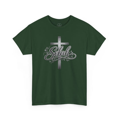 Selah Cross Tee — Men's Christian T‑Shirt
