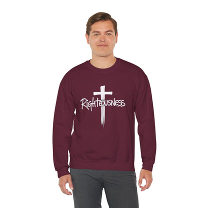 Righteousness - Men's Christian Sweatshirt (Dark Colors)