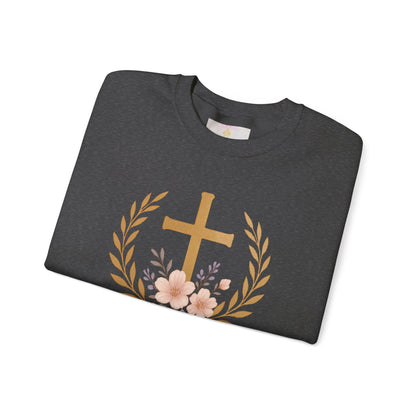 Crowned in Grace – Women’s Christian Sweatshirt