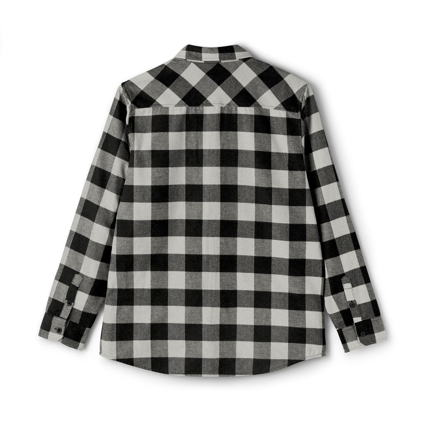 Faithful Threads – Men’s Classic Flannel Shirt with Gold Cross