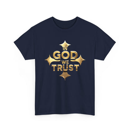 In God We Trust (Gold)- Men's Christian T-Shirt