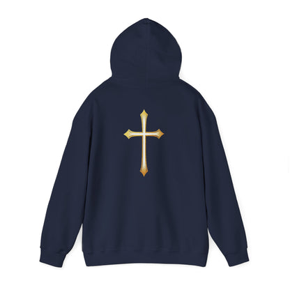 Gold Cross Women’s Christian Hoodie