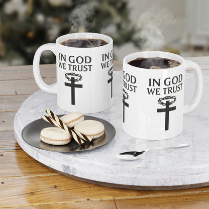 In God We Trust Mug – Bold Faith Every Morning