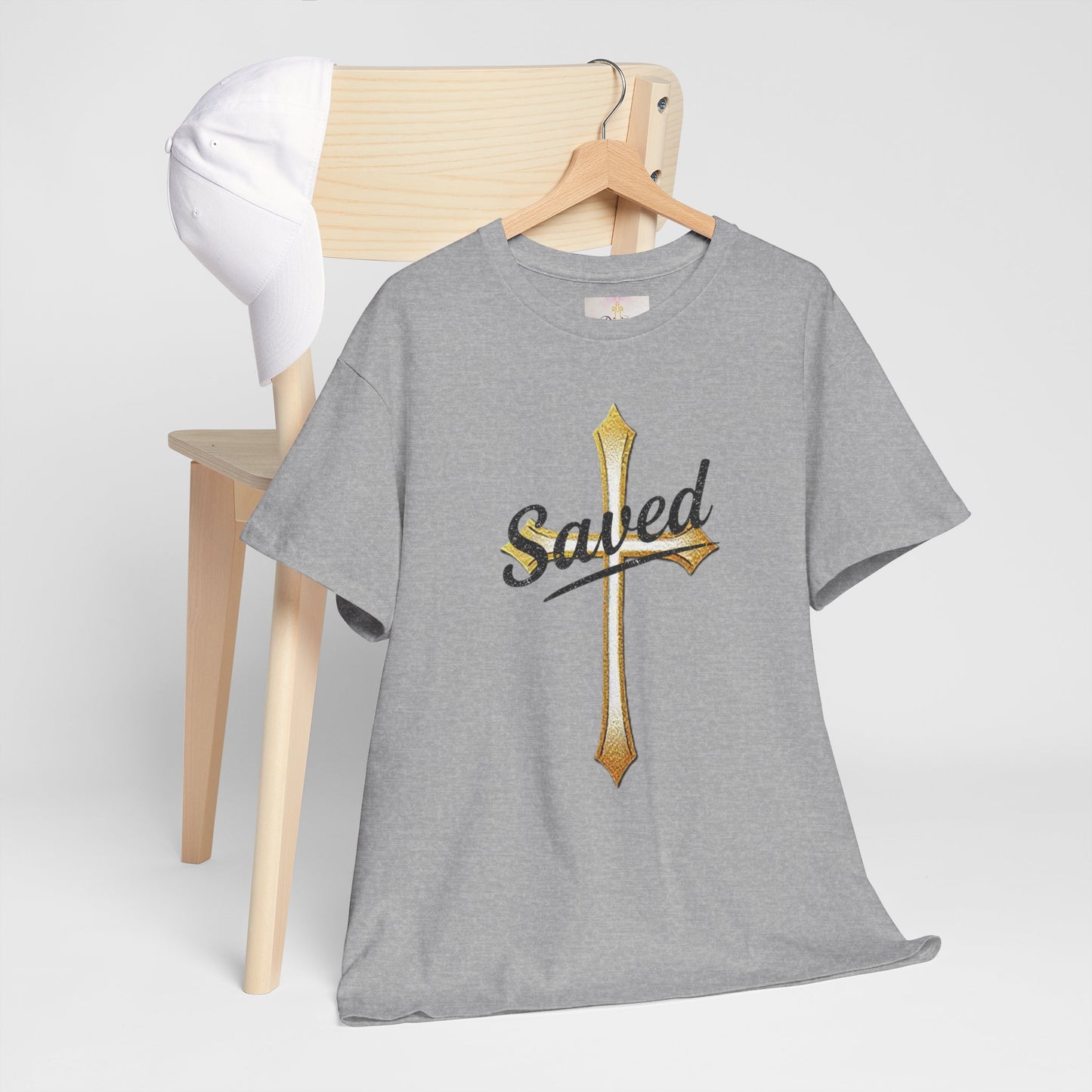 Saved Men's Tee – Christian Faith Apparel with Bold Design