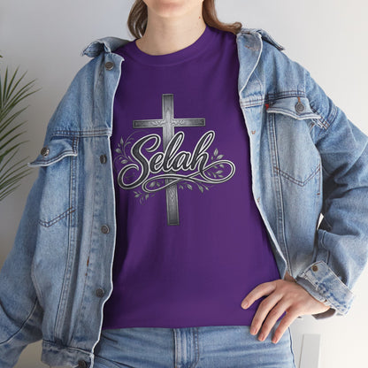 Selah Cross Tee — Men's Christian T‑Shirt