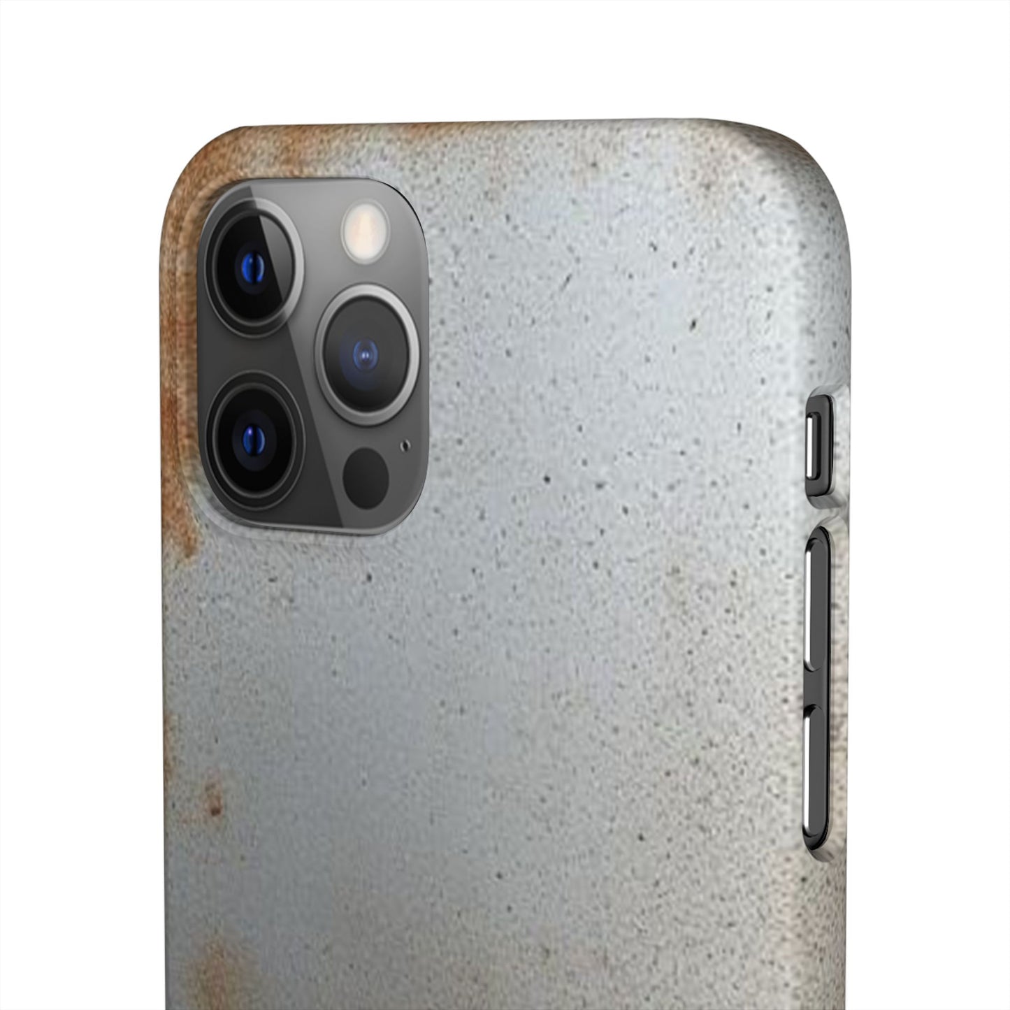 Old Steel Finish iPhone Snap Case