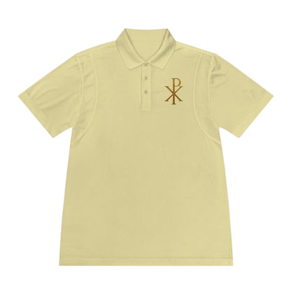 Men’s Chi Rho Polo Shirt – Faith & Heritage in Everyday Wear