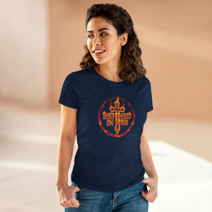 Refined in Fire – Women's Tee of Fierce Faith