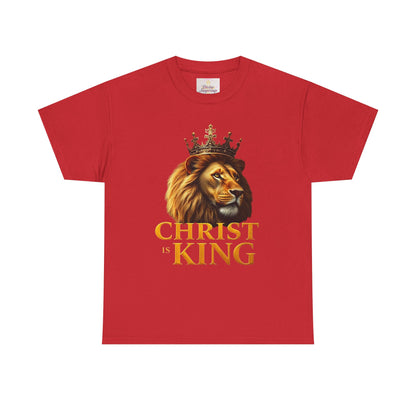 Christ Is King – Lion & Cross Women’s Christian Tee