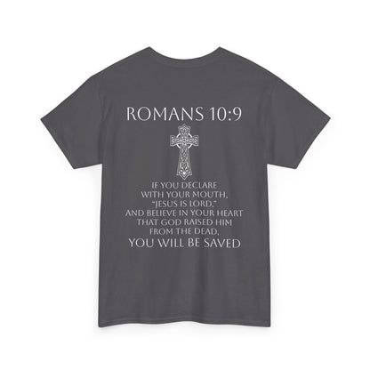 Jesus Is Lord – Men’s Christian Tee (White Lettering)