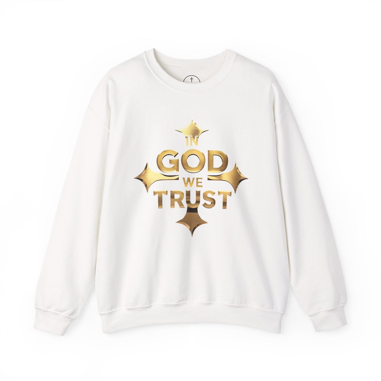 In God We Trust (Gold) - Men’s Christian Sweatshirt