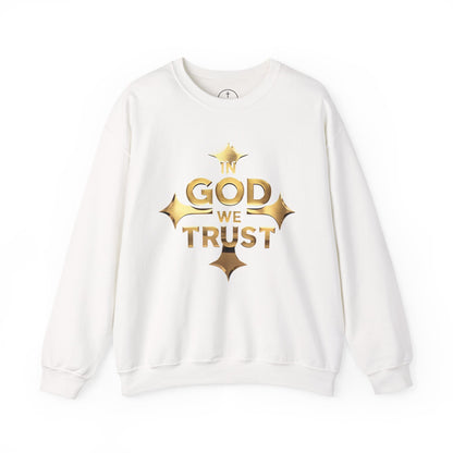 In God We Trust (Gold) - Men’s Christian Sweatshirt