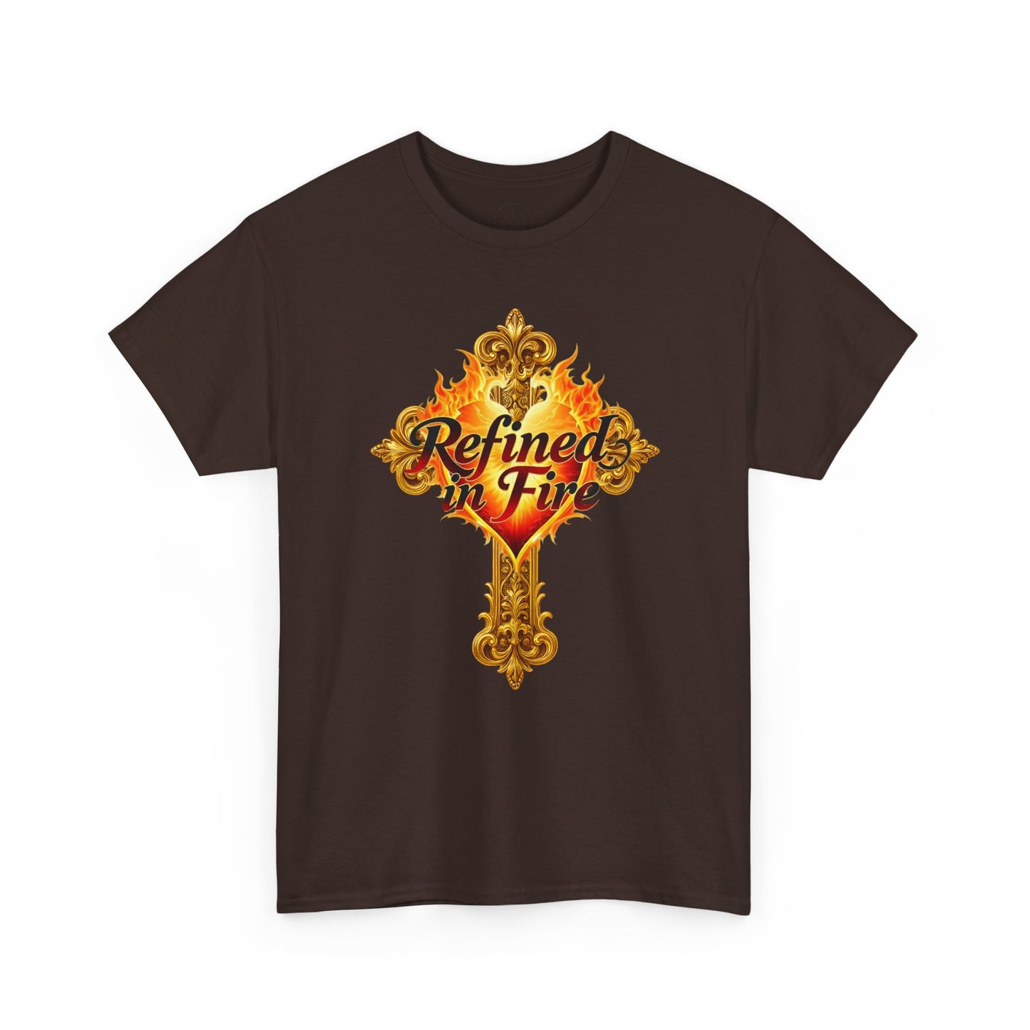 Refined in Fire — Men's Ornate Christian T-Shirt