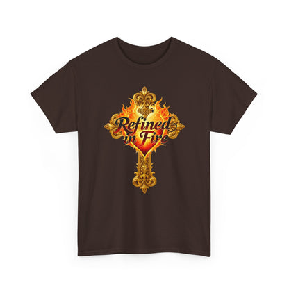 Refined in Fire — Men's Ornate Christian T-Shirt