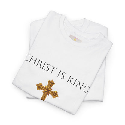 Christ is King - Women’s Christian Tee (Dark Lettering)