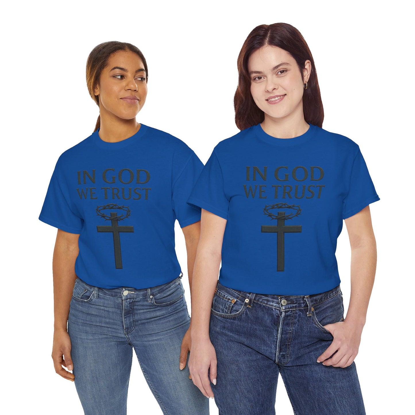 In God We Trust (Crown of Thorns) – Women’s Christian Tee