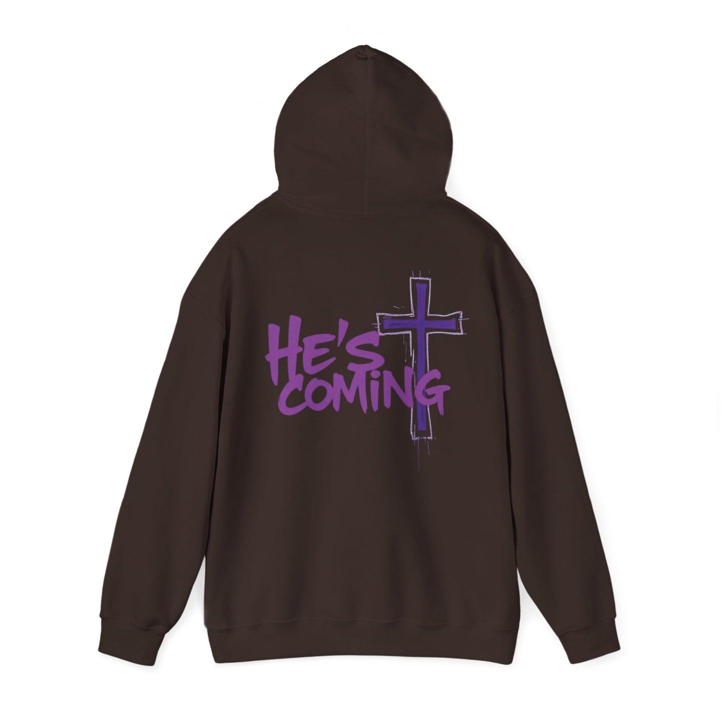 Prophetic “He’s Coming” Men’s Hoodie – Bold Christian Streetwear