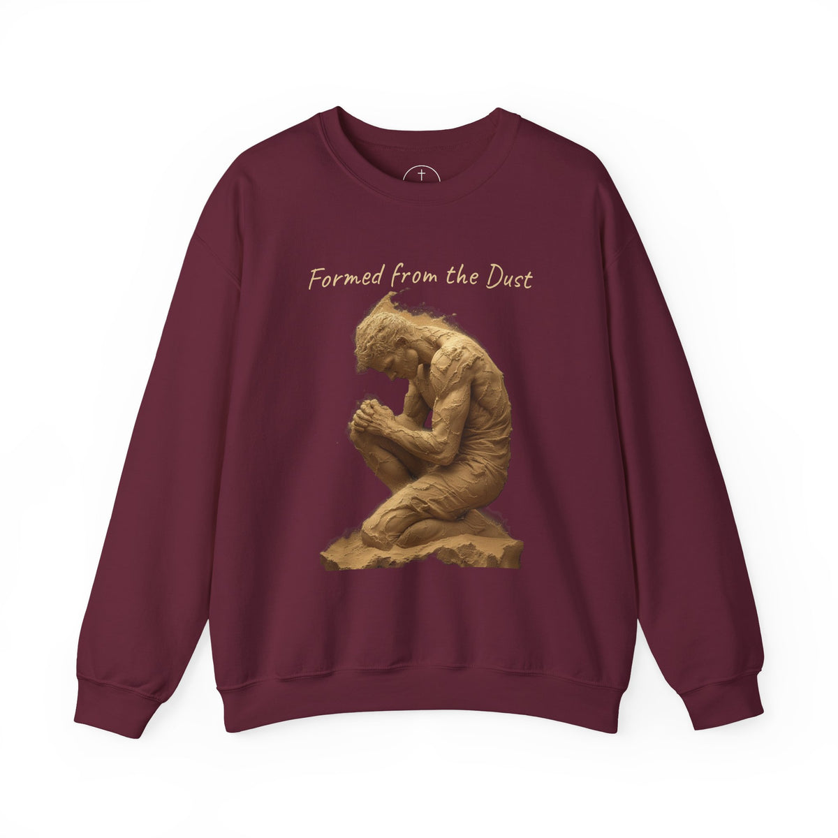 Formed from the Dust (Light Lettering) - Men’s Christian Sweatshirt