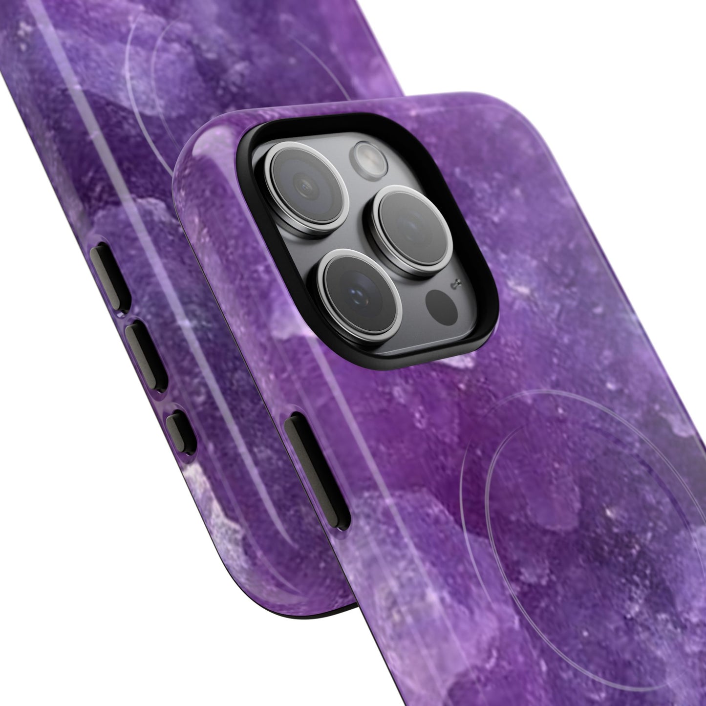 Spiritually Refined – Amethyst Crystal iPhone Magnetic Tough Case