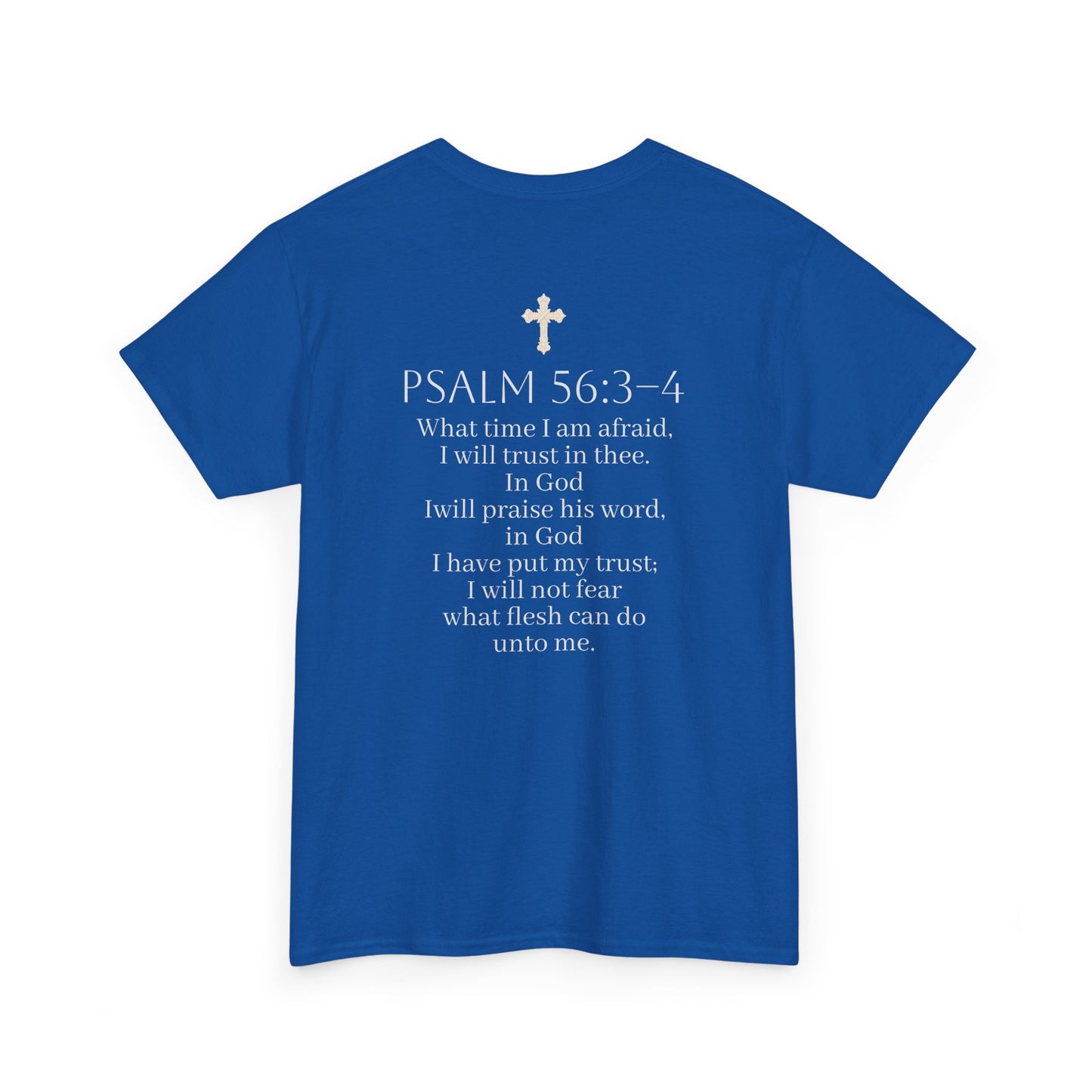 In God We Trust | Men’s Christian T-Shirt with Scripture Back Print