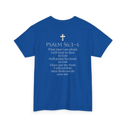 In God We Trust | Men’s Christian T-Shirt with Scripture Back Print